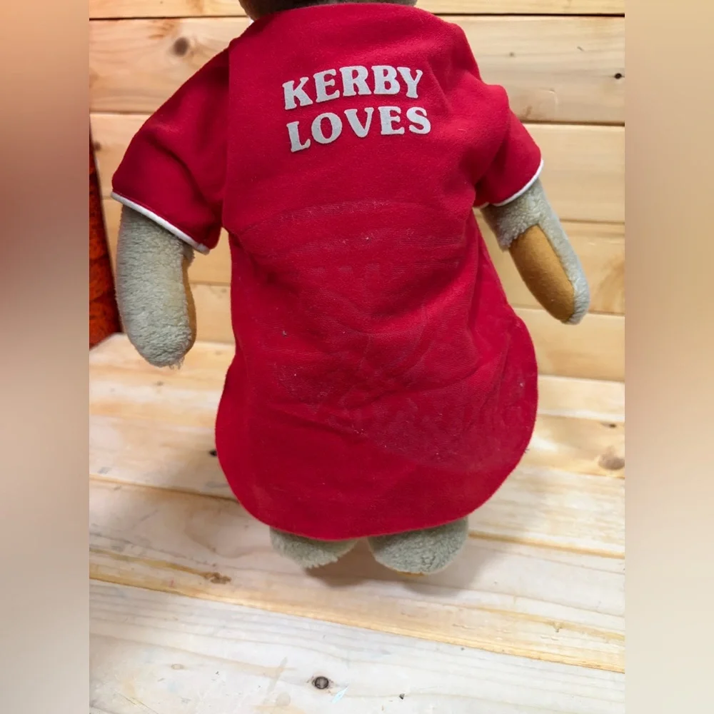 Vintage Avon Brown Teddy Bear Kerby Loves Night Shirt  1983 Gallery Originals - Picture 3 of 8